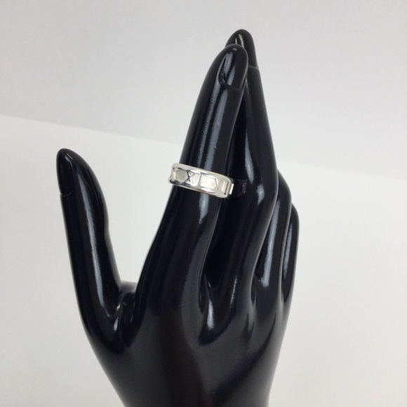 Tiffany & Co. Atlas Roman Numeral Sterling Silver Ring 925 vintage - Picture 1 of 7